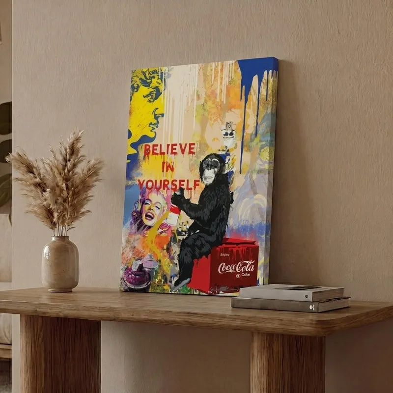 Believe Bliss Canvas Wall Painting media 1