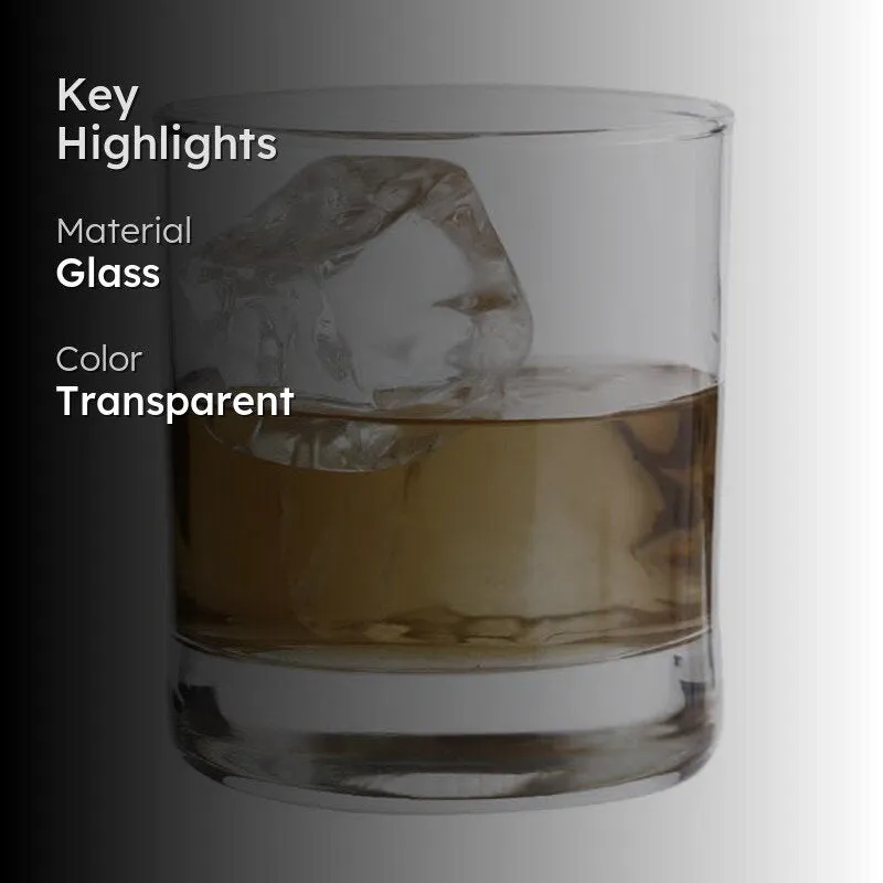 Sonic Old Fashioned Glasses (300 ML) - Set of Six media 2