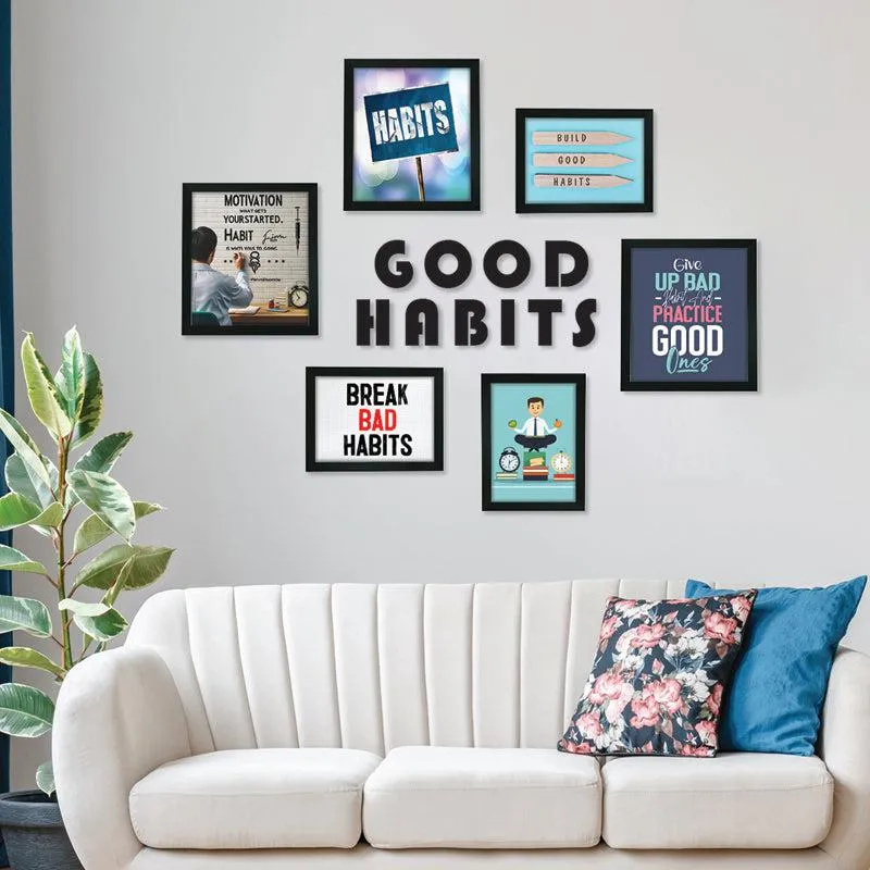 Picture of Perfection "Good Habits" Synthetic Photo Frame - Seven Piece Set media 1