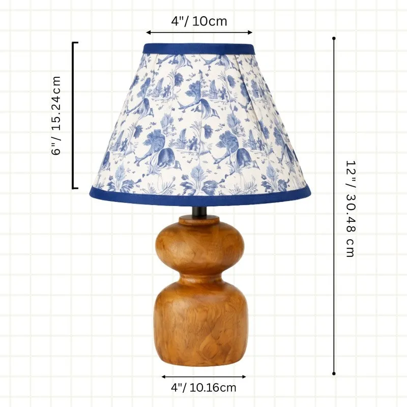 Emerson Luxe Cotton Table Lamp - Blue media 7