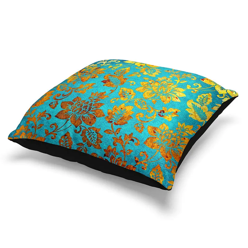 Aurum Fleur Printed Cushion Cover Set - Set Of Five media 3