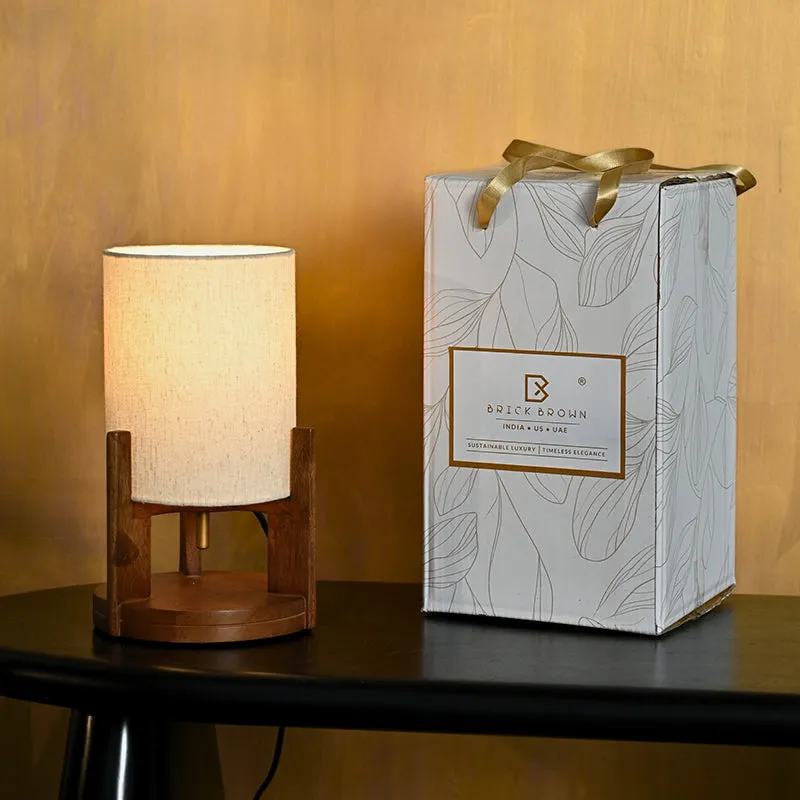 Solvi Wooden Table Lamp - Brown media 7