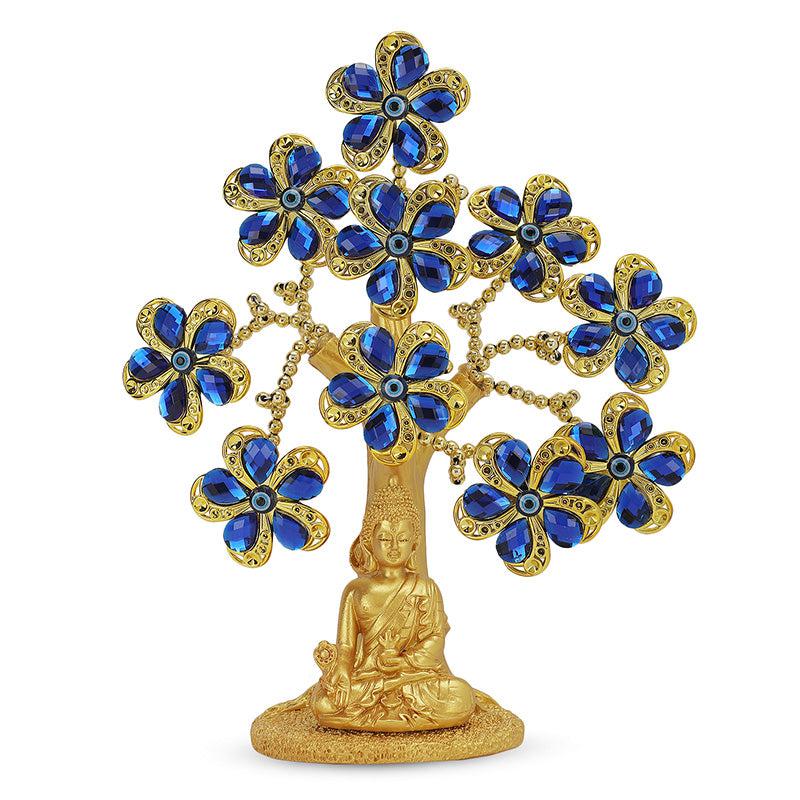 Buddha Floral Tree Of Life Showpiece media 3