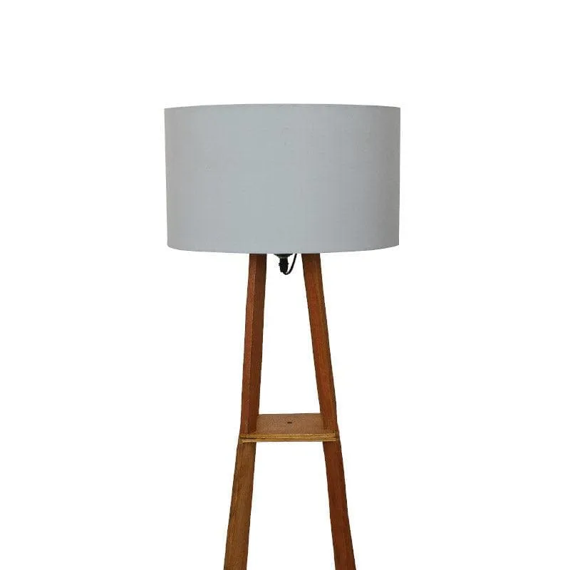 Blace Netima Floor Lamp With Shelf - Silver media 4