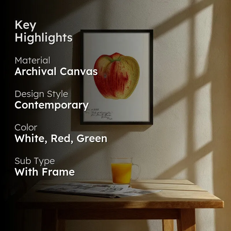 AppleHue Archival Canvas Wall Art - Black media 2