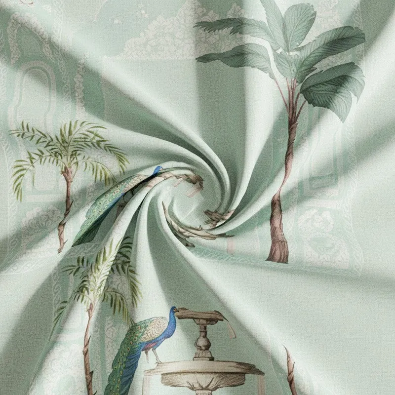 Regal Oasis Cotton Bedsheet (Green) - 200 TC media 5