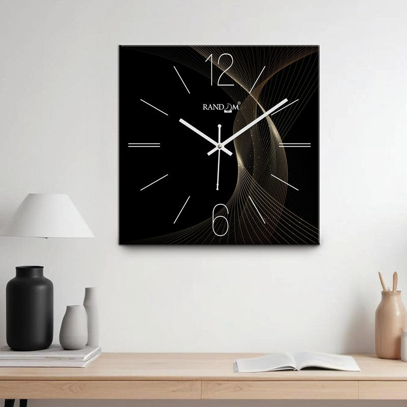 Lunera Analog Wall Clock - Black
