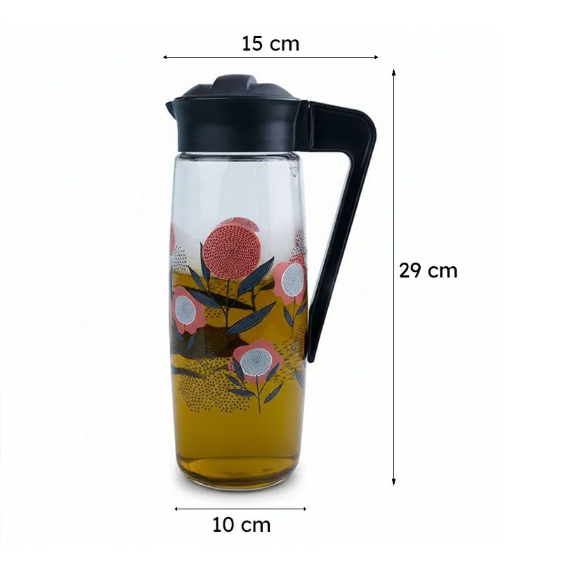 Pitola Flora Jug With Black Lid - 1600 ML media 6