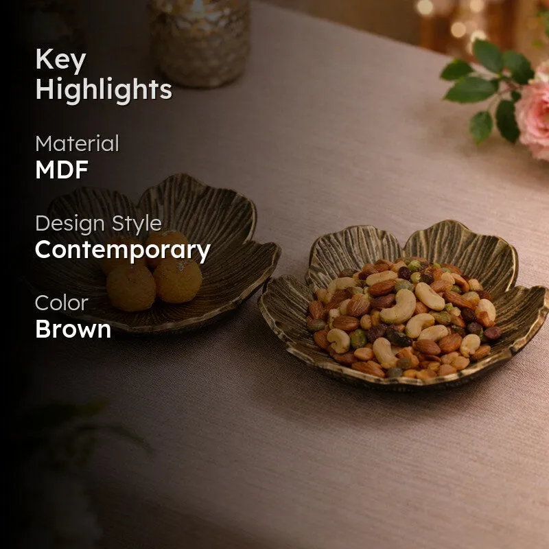 Aureflora Accent Bowl (Brown) - Set Of Two media 2