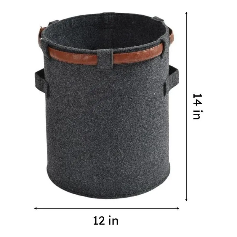 Anise Felt Storage Basket media 7