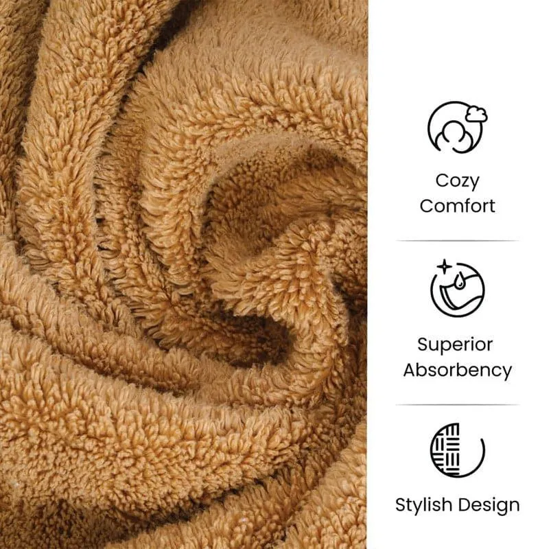Micro CottonSoft Serenity Solid Bath Towel - Brown media 6