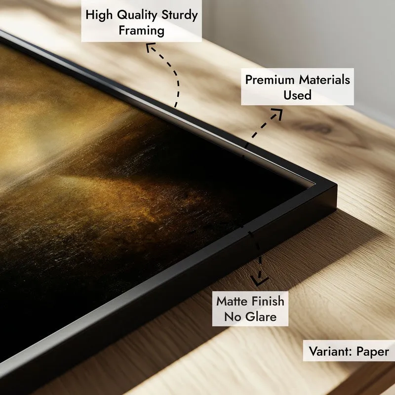 Glow Beyond the Dark Archival Paper Wall Painting With Black Frame media 6
