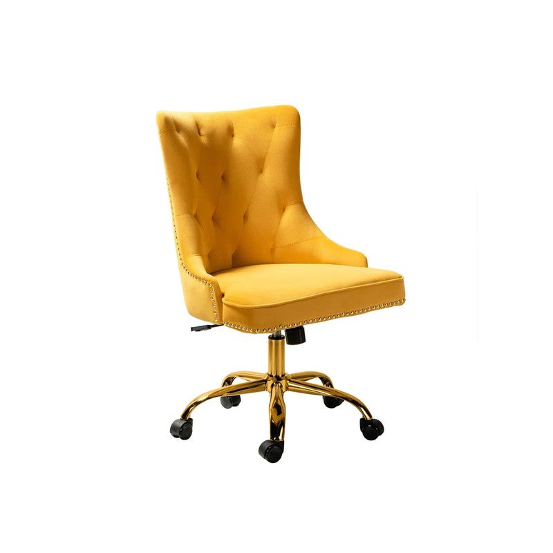 Seatra Neem Wood Office Chair - Yellow media 3