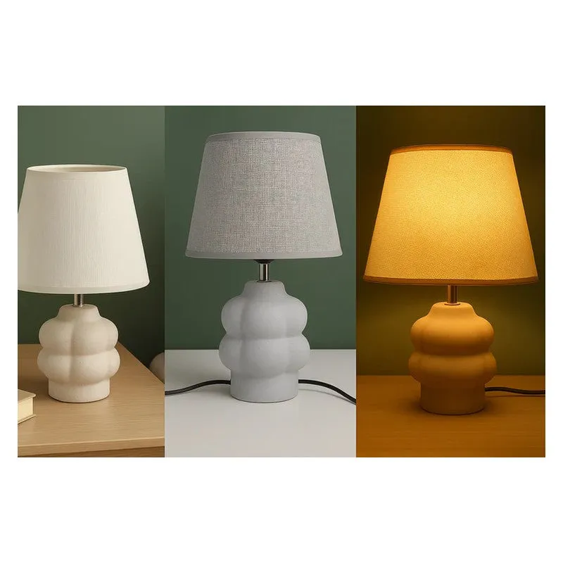 Monteluxe Cotton Table Lamp - Beige media 4