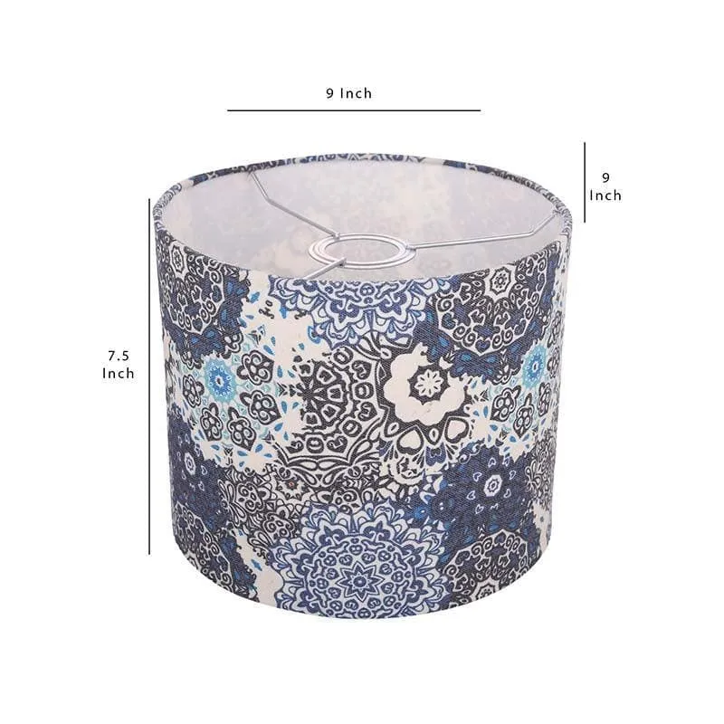 Vivid Blue Fabric Ceiling Lamp media 5
