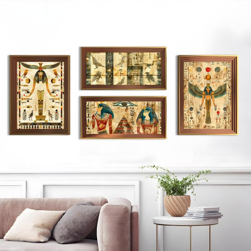 Egyptian Gala Wall Art - Set of Four media 5