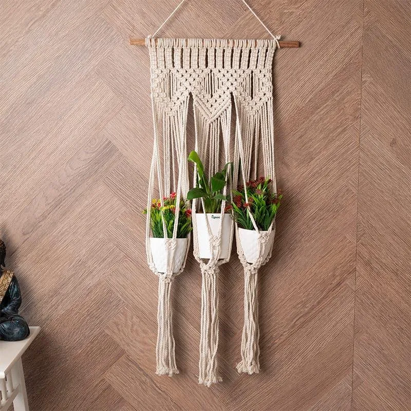 Zuri Macrame Planter media 3