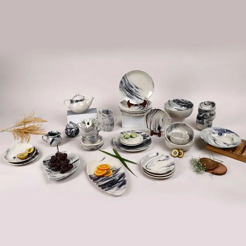 Betawi Handmade Dinner Set - 82 Piece Set media 1