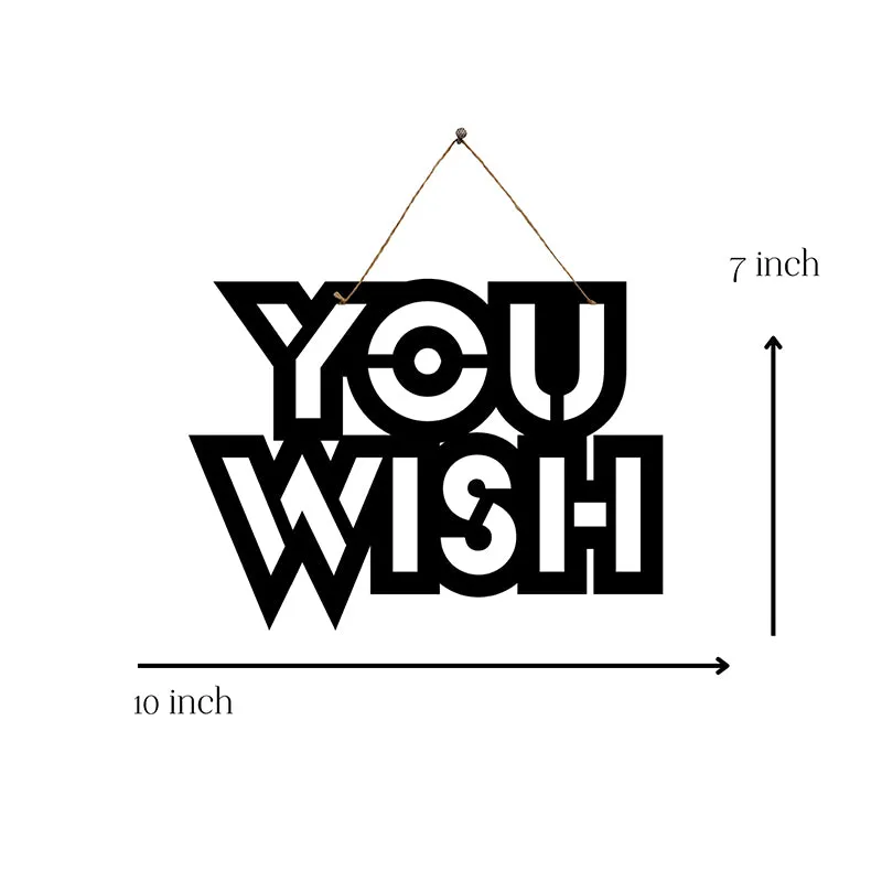 You Wish Mild Steel Wall Accent media 5