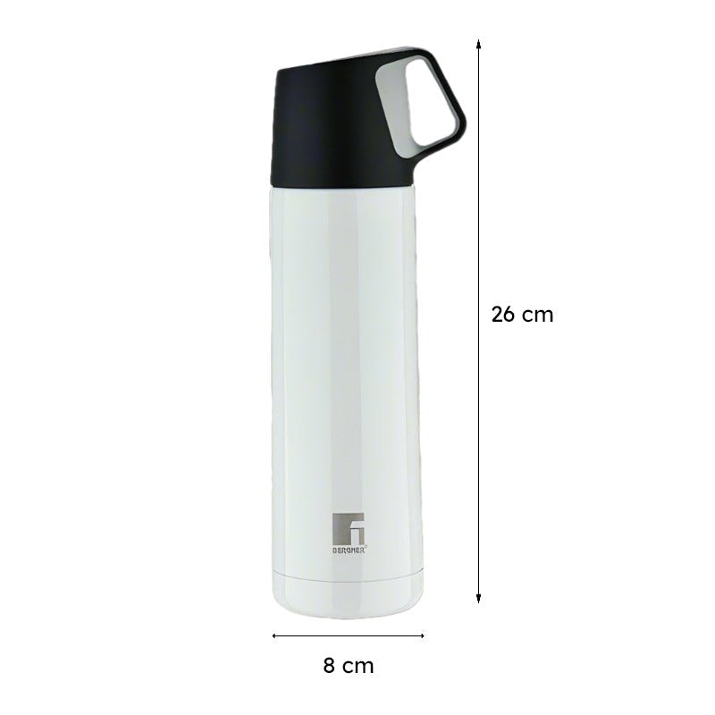 Bergner Walking Thermosteel Hot and Cold Flask (White) - 500 mL media 7