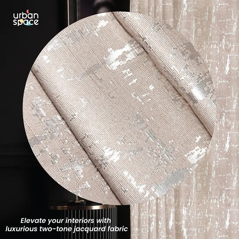 Urban Space Dusk Blackout Curtain (Beige) - Set Of Two media 5