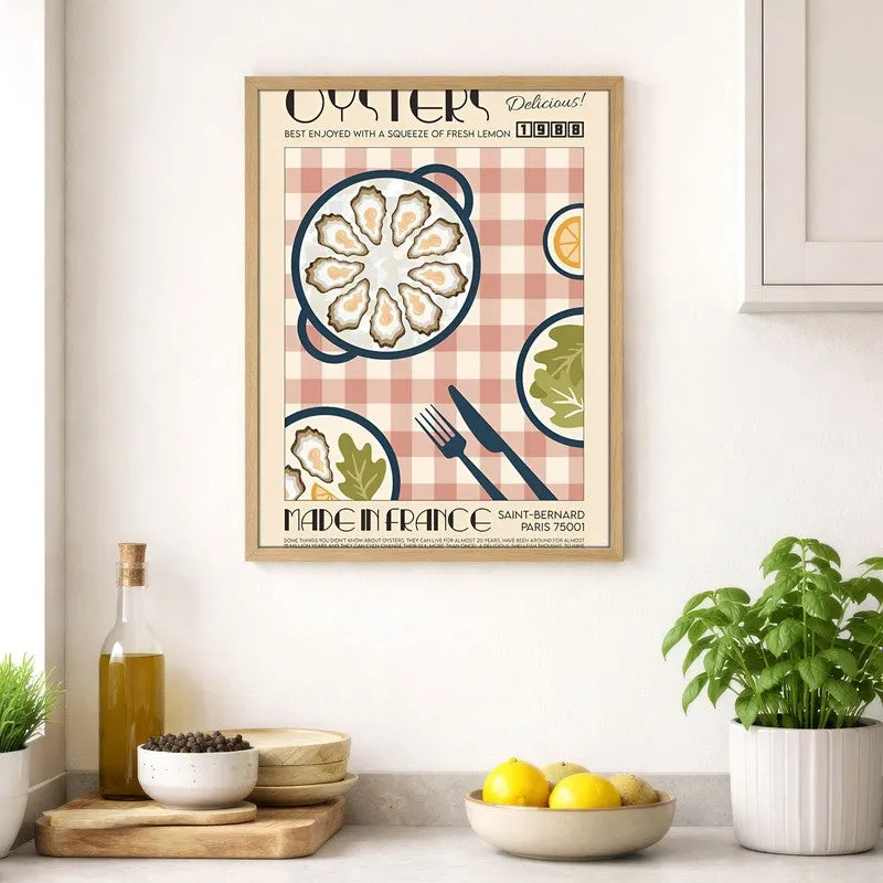 Dine Divine Archival Canvas Wall Art - Brown media 4