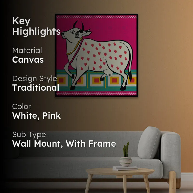 Kamdhenu Pop Canvas Wall Art With Frame media 2