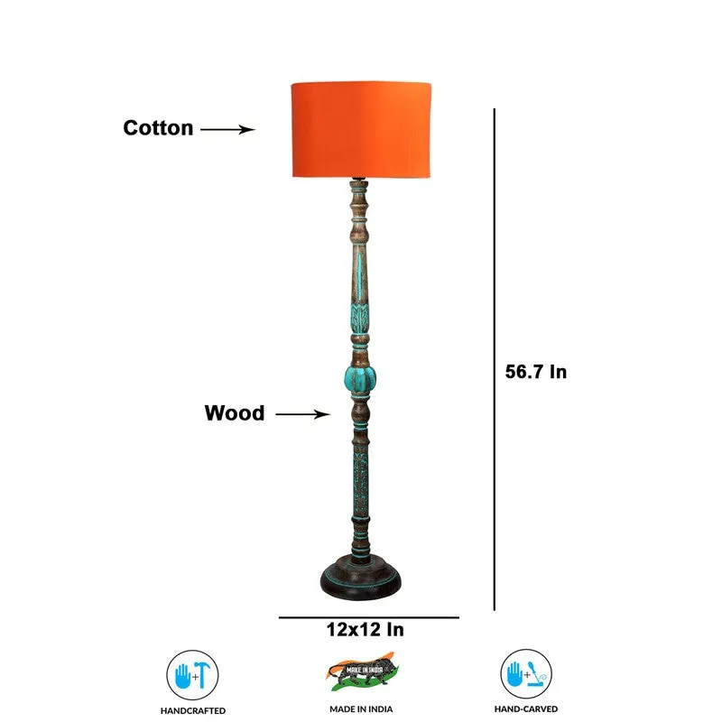 HaloCylinder Light Floor Lamp (Orange) media 8