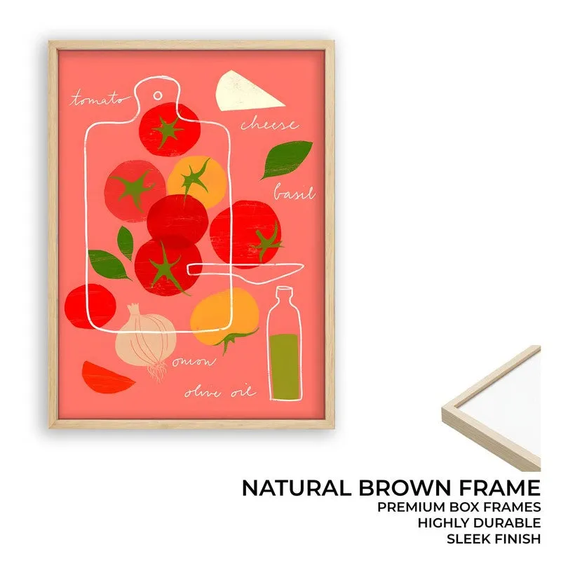 Chopped Splash Archival Canvas Wall Art - Brown media 9