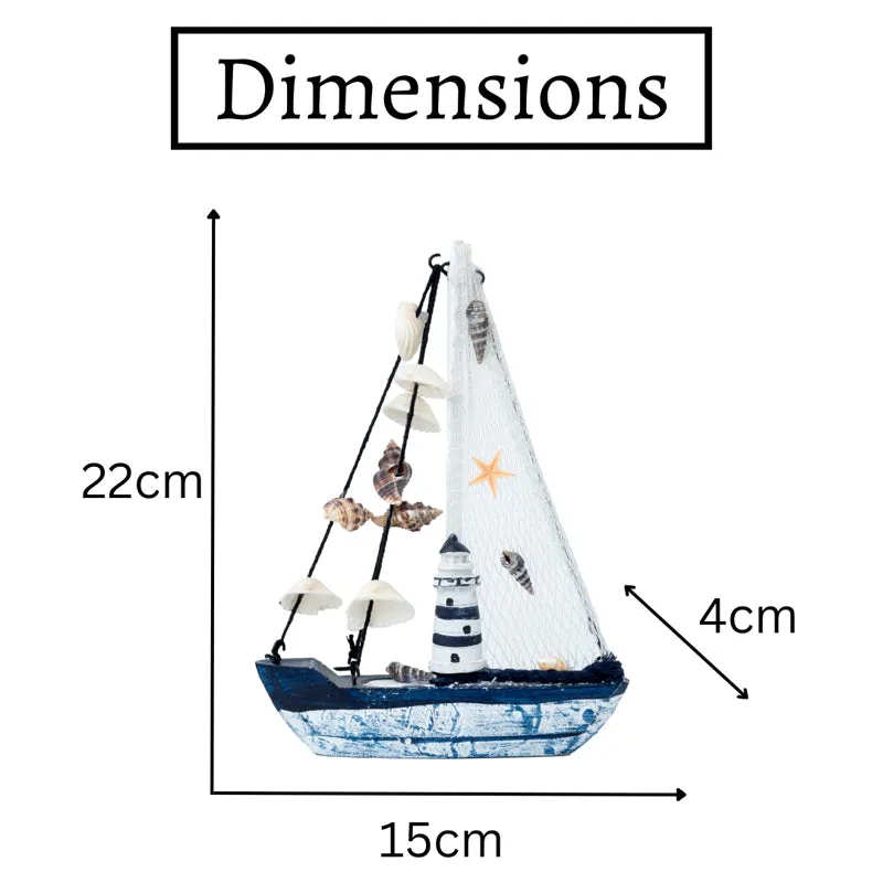 Sail Saga Wood Showpiece media 6