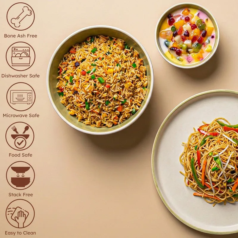 Aarunya Ceramic Dinner Set - 14 Piece Set media 5