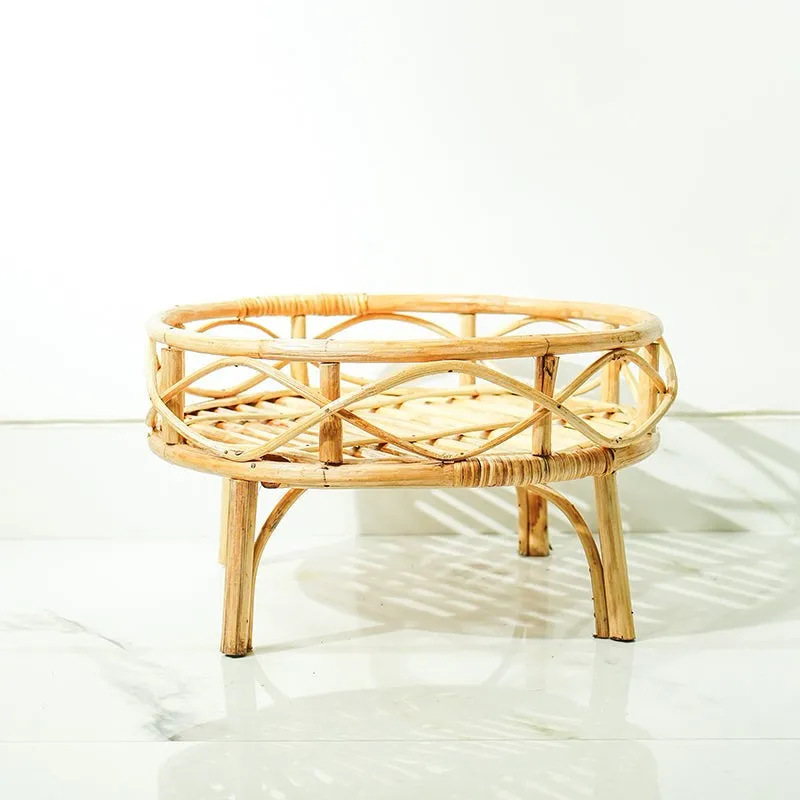 Ano Rattan Planter Stand - Beige media 3