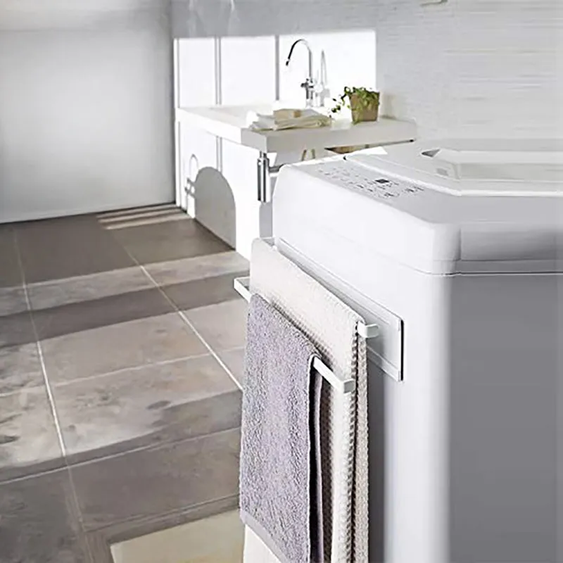Rollon Magnetic Wall-Mount Tissue Holder - Sleek White Design media 6