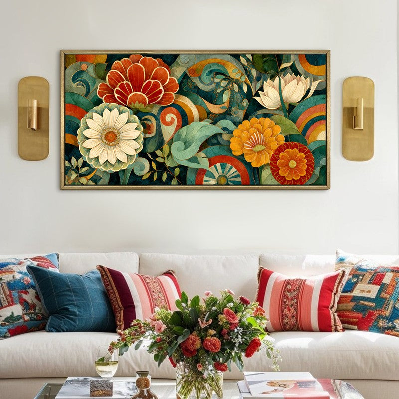 Elysian Canvas Wall Painting With Frame