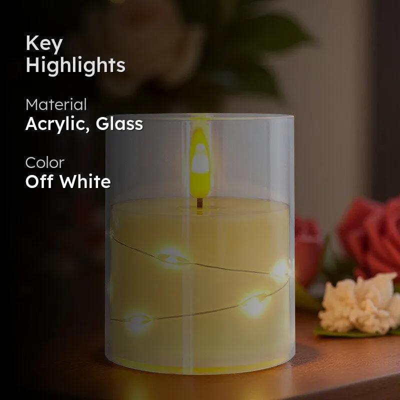 Aurelia Glow LED Battery Candle media 2