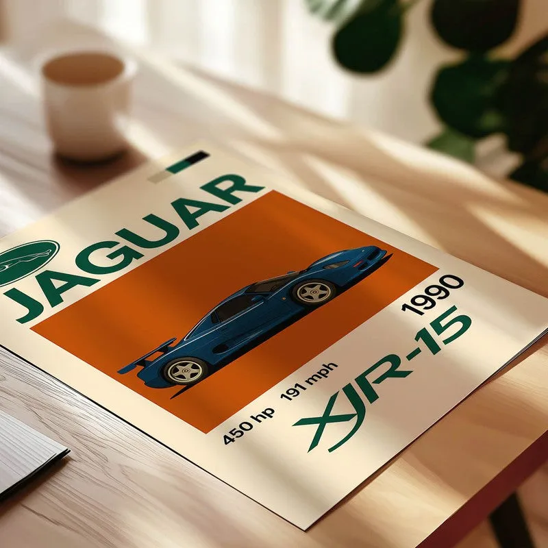 Jaguar XJR-15 Wall Poster media 4