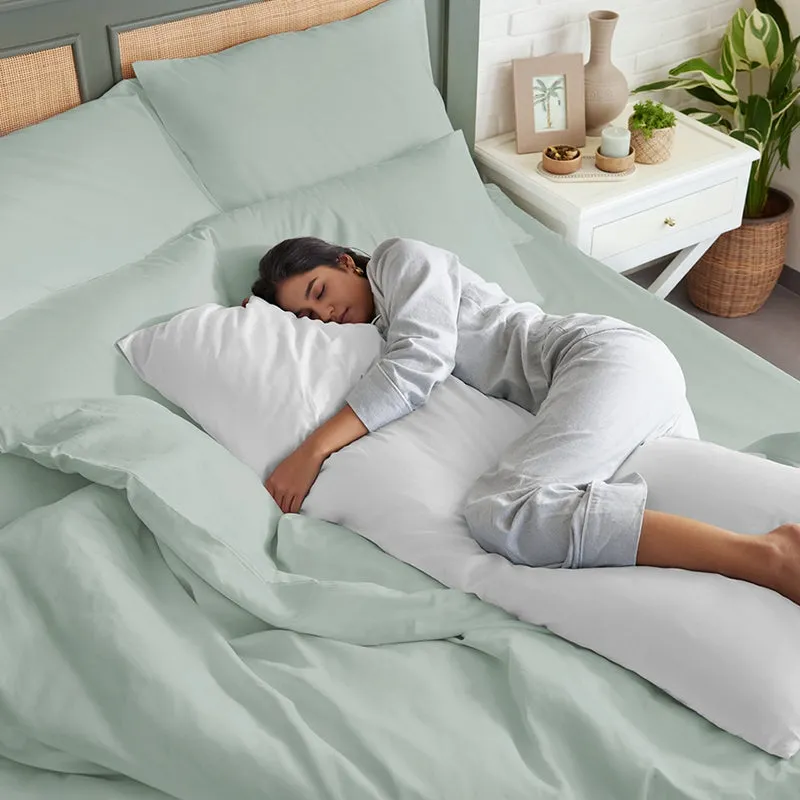 Maison Cotton Duvet Cover (Sage) - 200 TC - 11