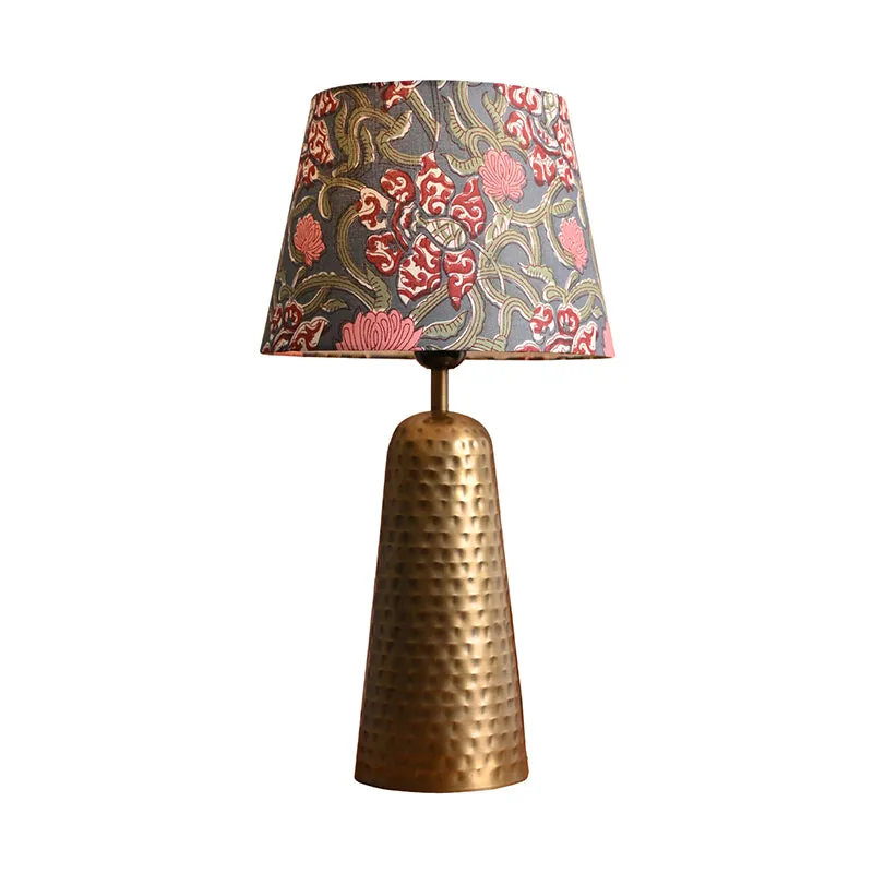 Cuppra Curve Flora Cotton Table Lamp - Multicolor media 5