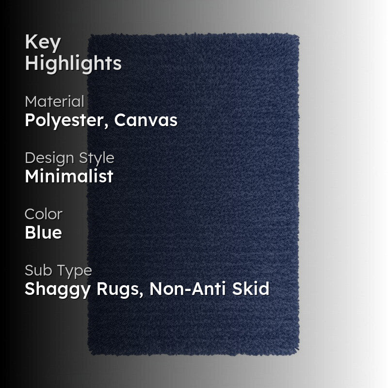 Table Tufted Woven Whisper Rug - Denim Blue media 2