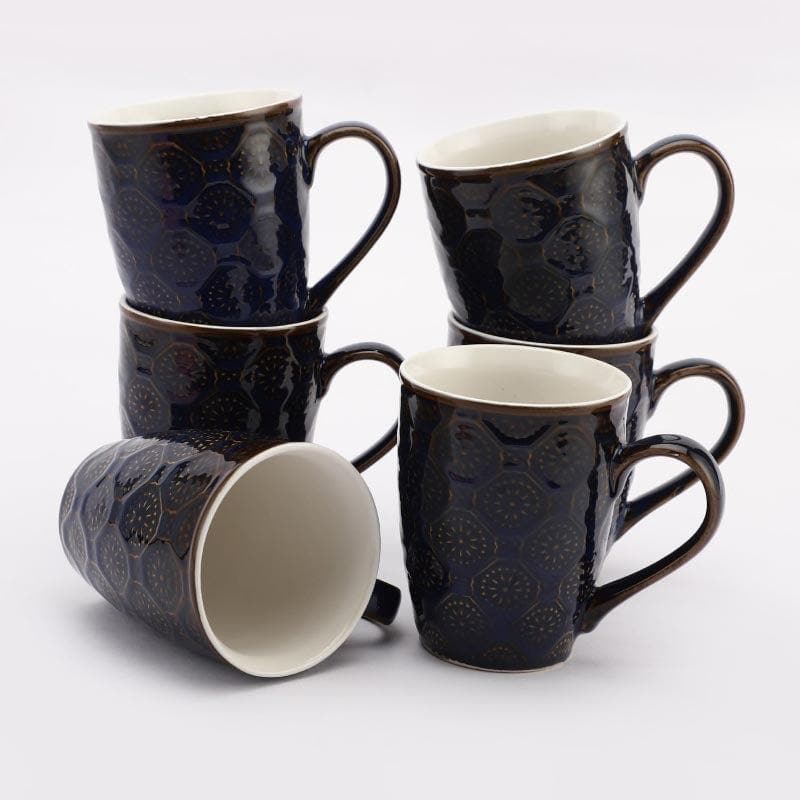 Pinolama Ceramic Tea Cup (300 mL Each)  -  Set of Six media 4