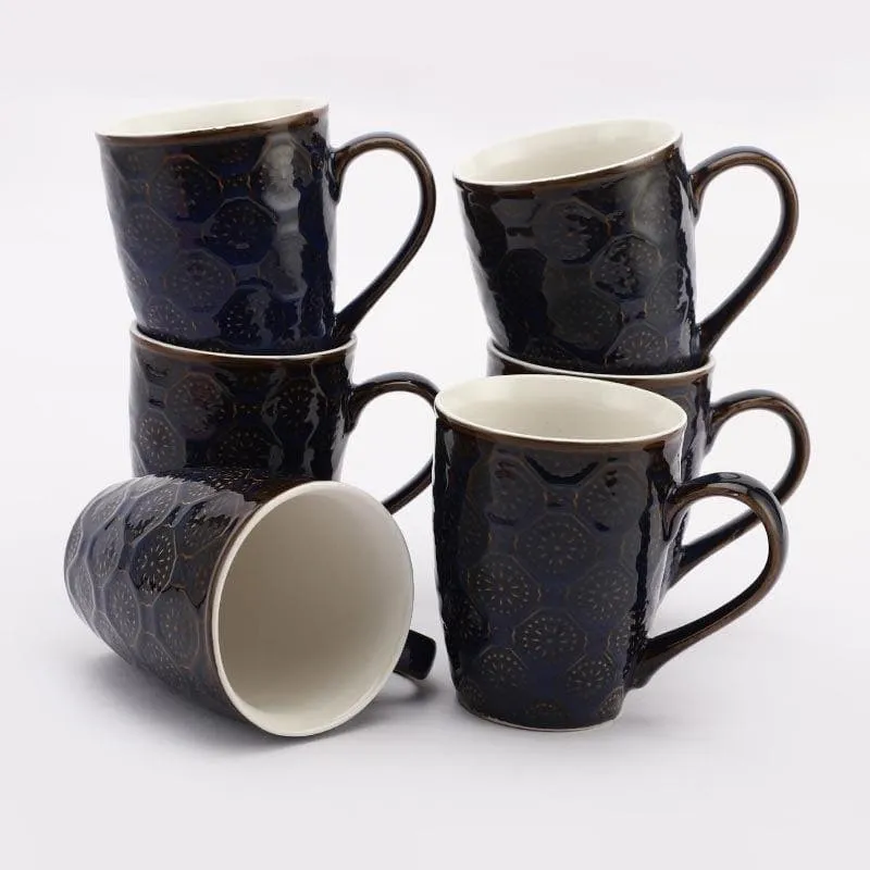 Pinolama Ceramic Tea Cup (300 mL Each) - Set of Six media 4