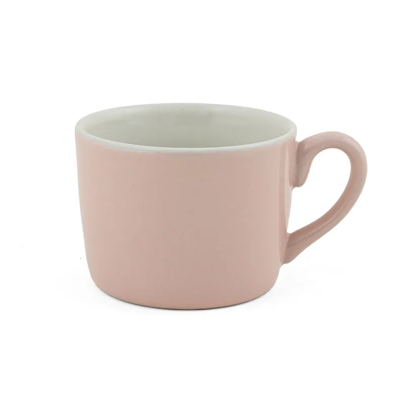 MochaMuse Cup & Saucer (Pink/190 mL Each) - Set of Six - 6