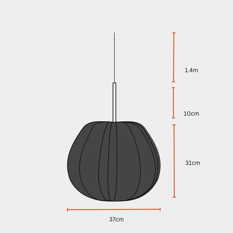 Fig Living Luxe Collection Ceiling Lamp - Black & Silver media 9