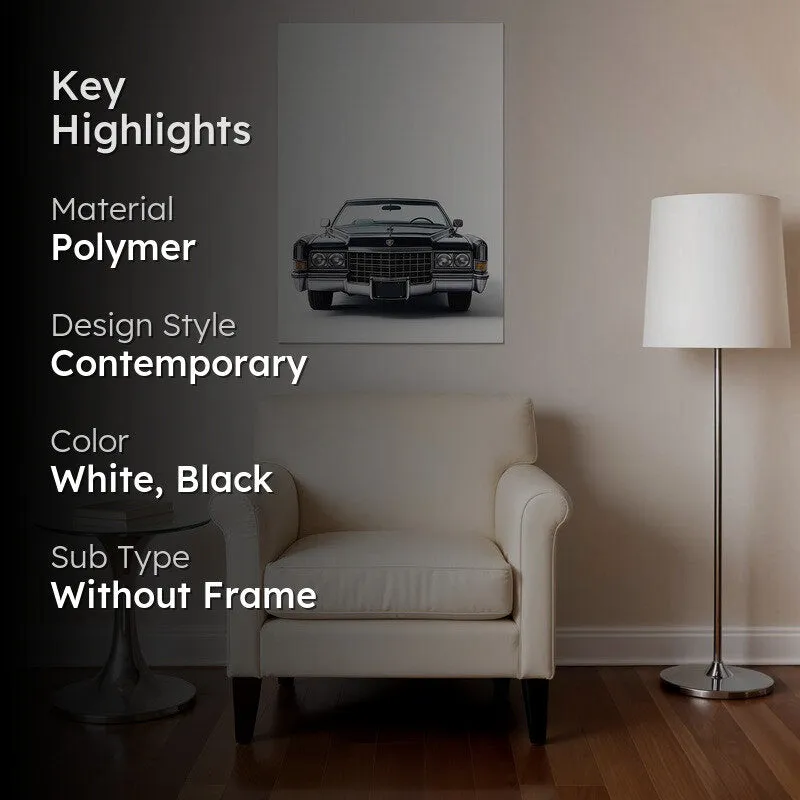 Classic Cruiser Wall Poster - Black media 2