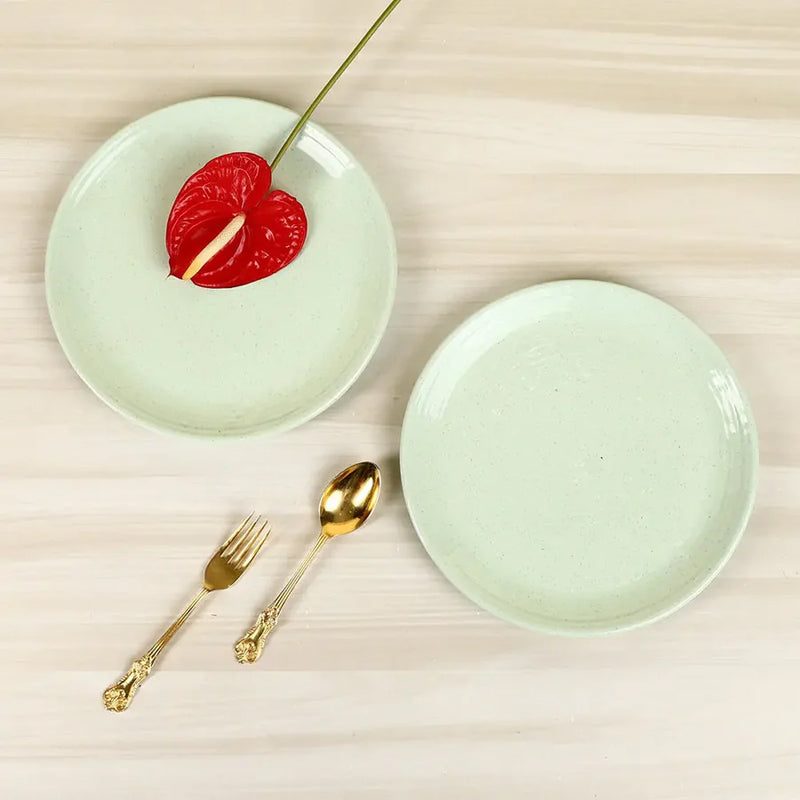 Lemongrass Fino Handmade Dinner Plate - Set of Two