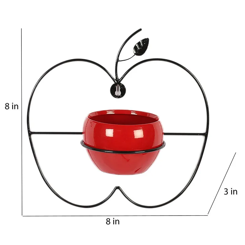Clémence Iron Planter (Red) - Set Of Two media 8