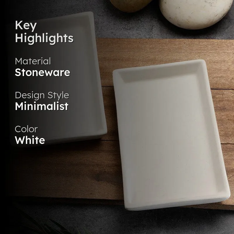 Metrica Stoneware Platter - Set of Two media 2