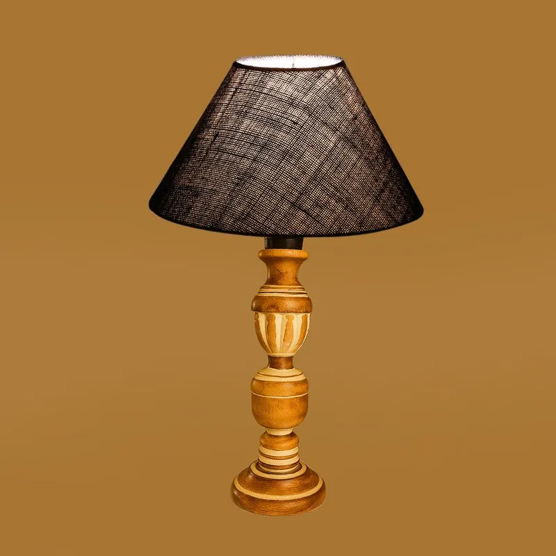 Zenrae Flux Wooden Table Lamp - Blue media 6