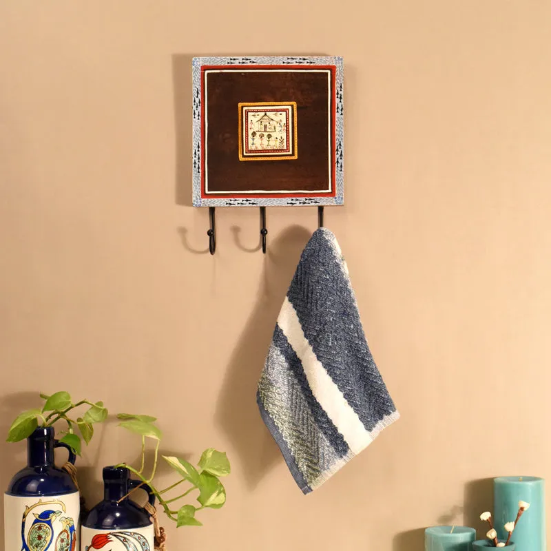 Nira Ethnic Towel Hanger media 3