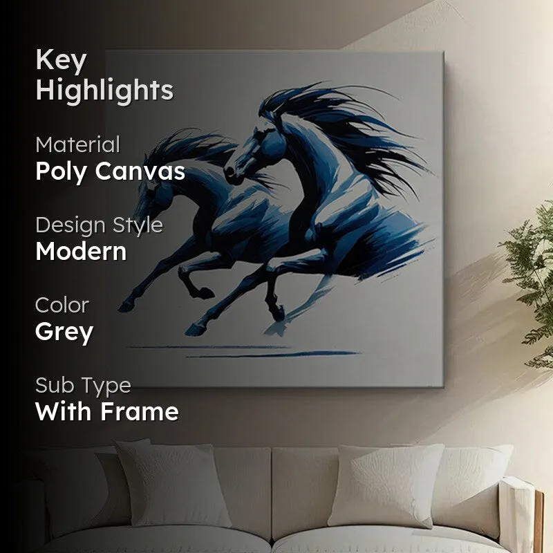 Gallop Of Freedom Wall Painting media 2
